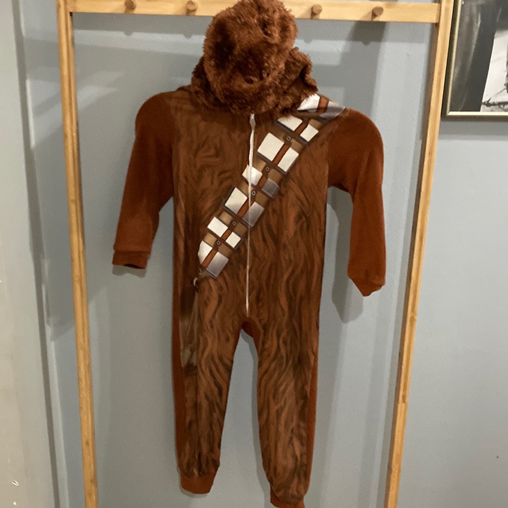 Kids Chewbacca zip up onesie